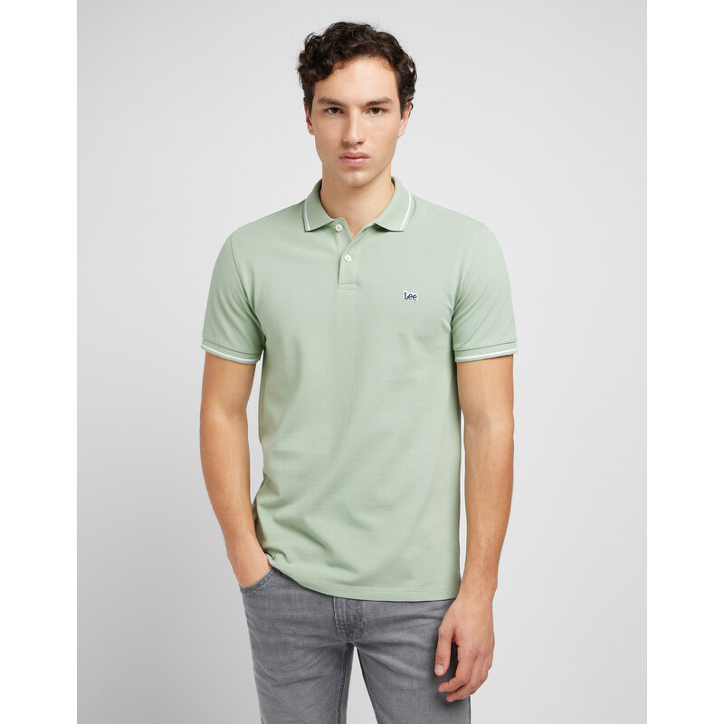 Wrangler tričko Lee PIQUE POLO INTUITION GREY