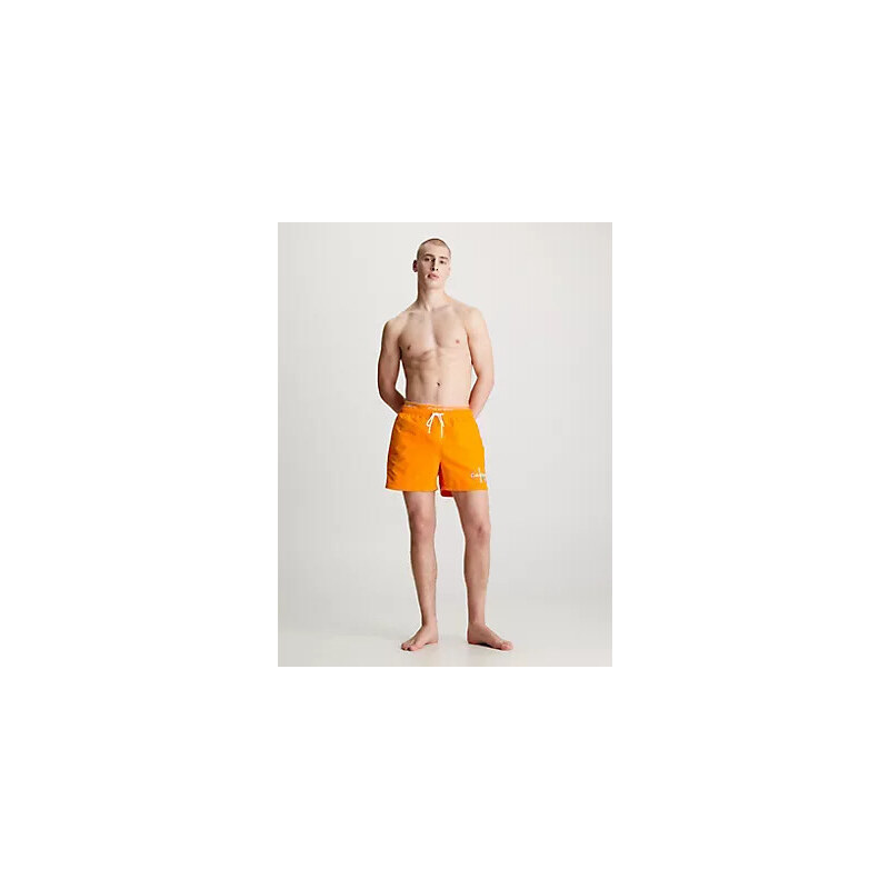 Pánské plavky Tkaný spodní díl MEDIUM DOUBLE WB KM0KM01006SCB - Calvin Klein