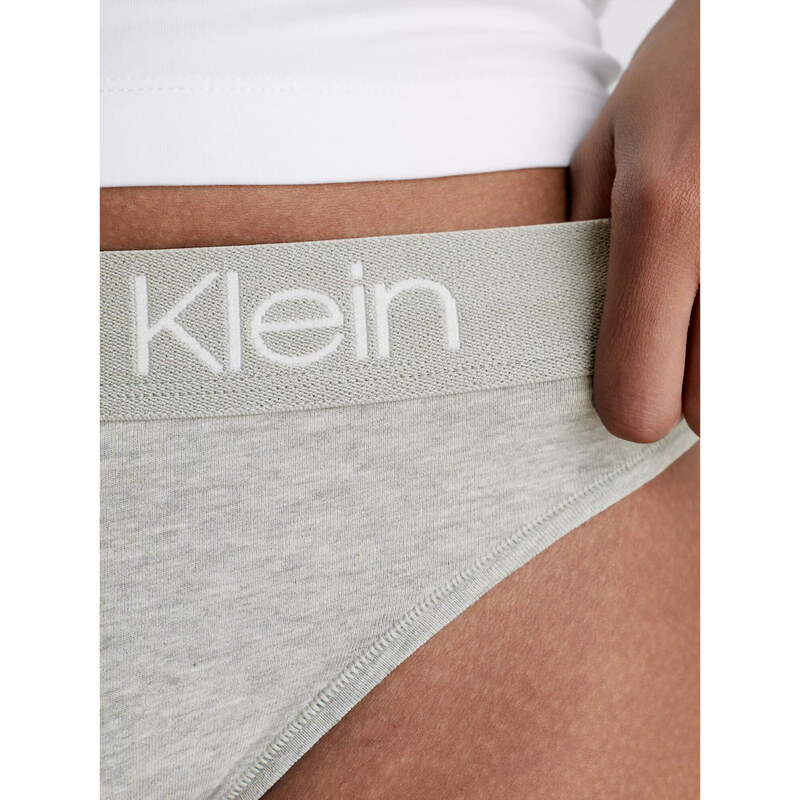 Dámské spodní prádlo Dárkové balení 3PK HIGH LEG TANGA 000QD3758E999 - Calvin Klein