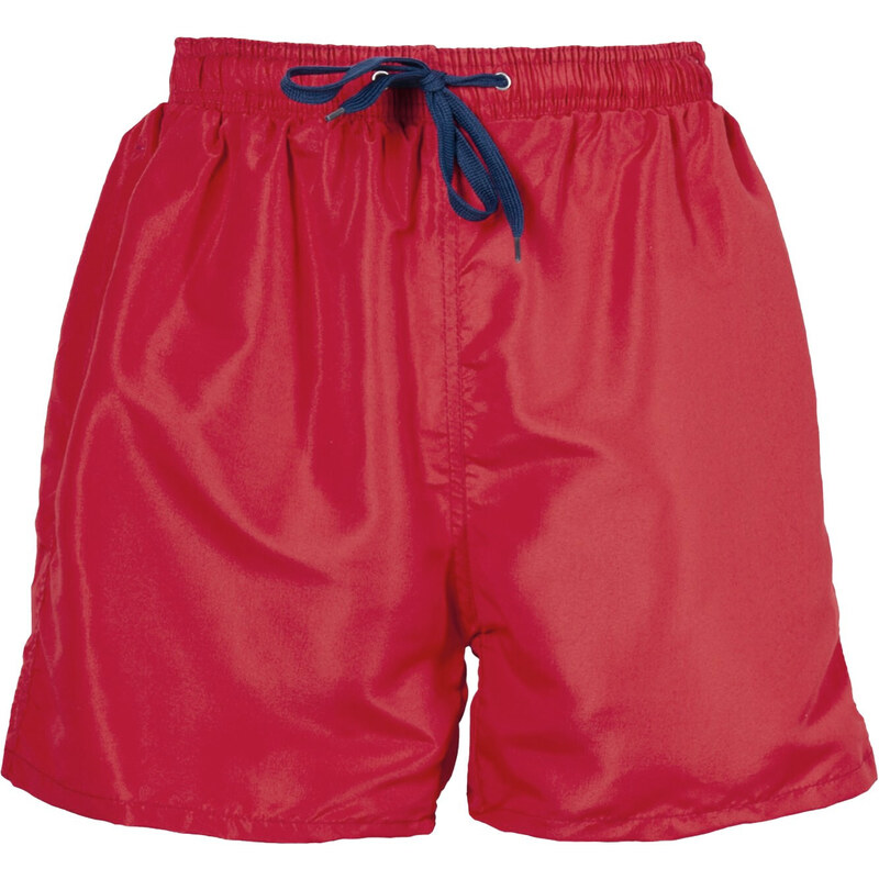 Yoclub Plavky Chlapecké plážové šortky Maroon