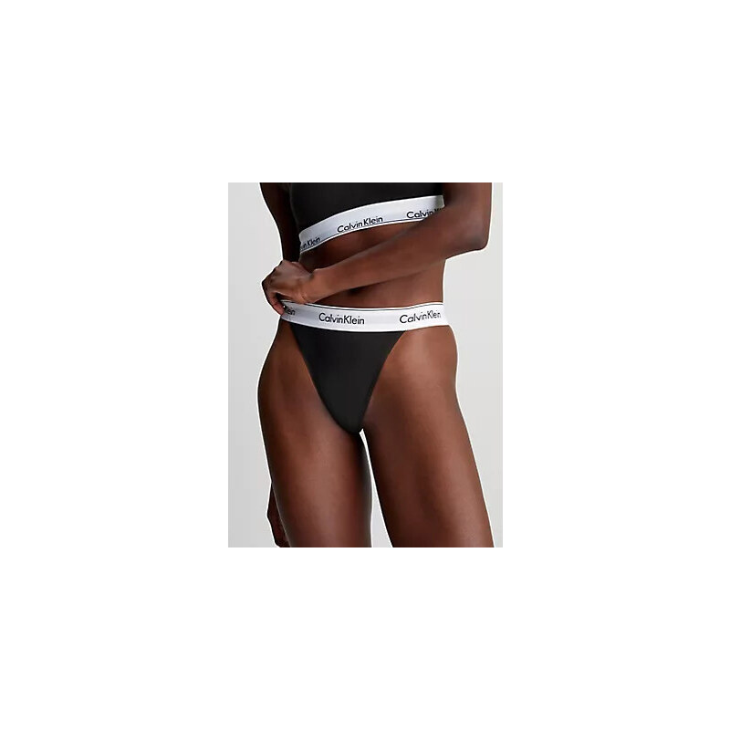 Spodní prádlo Dámské kalhotky STRING THONG 000QF7013EUB1 - Calvin Klein