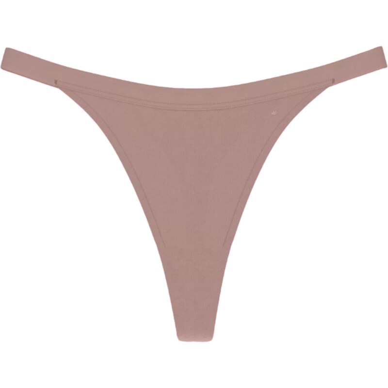 Dámská tanga Smart Natural Brazilian String - BROWN - hnědá 00ZE - TRIUMPH