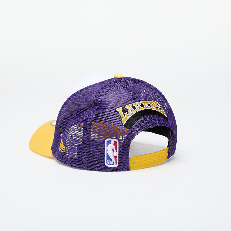 Kšiltovka New Era Los Angeles Lakers 9Forty Trucker Canary Yellow/ True Purple