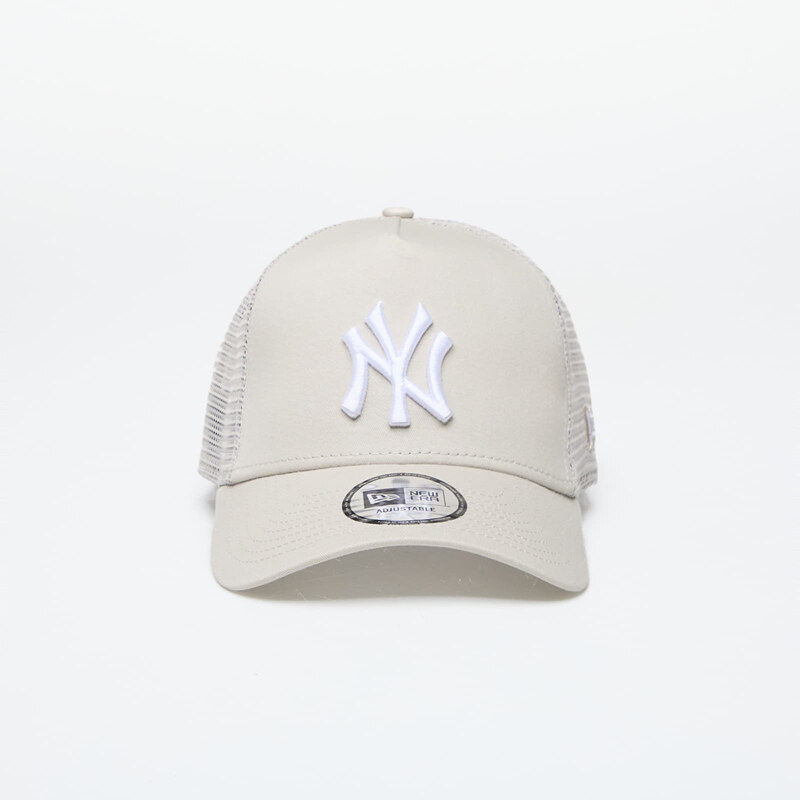 Kšiltovka New Era New York Yankees 9Forty Trucker Stone/ White