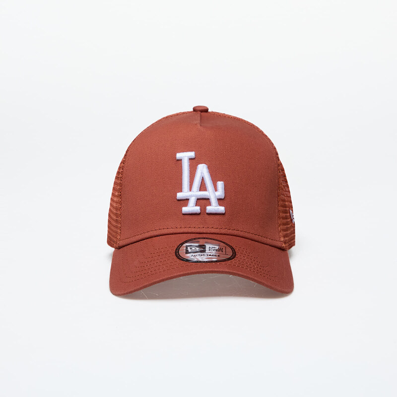 Kšiltovka New Era Los Angeles Dodgers 9Forty Trucker Terracotta/ White