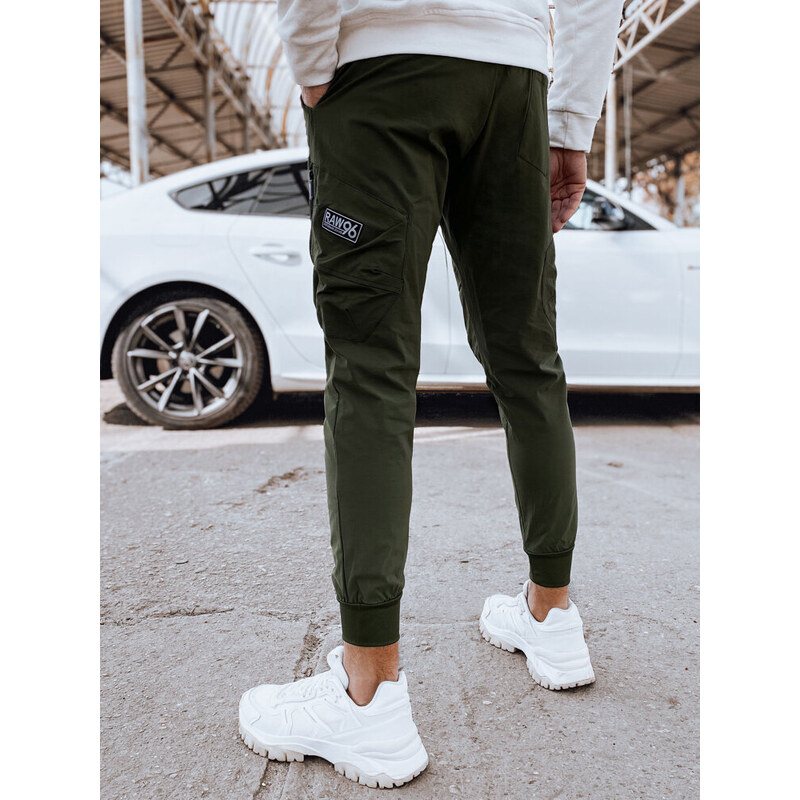 Pánské zelené cargo kalhoty Dstreet