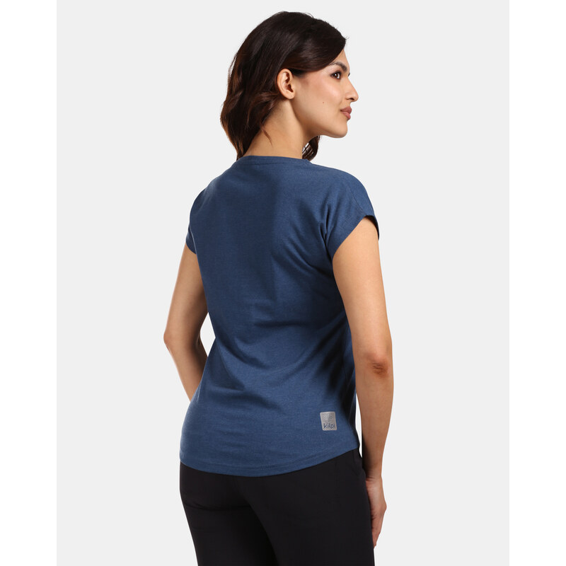 Dámské tričko z bavlny Kilpi ROANE-W tmavě modrá
