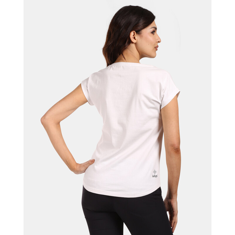 Dámské tričko z bavlny Kilpi ROANE-W bílá