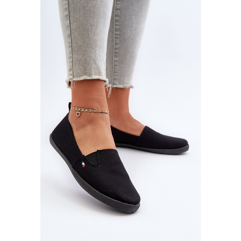 Kesi Dámské Slip-On Sneakers Sneakers Black Adrancia