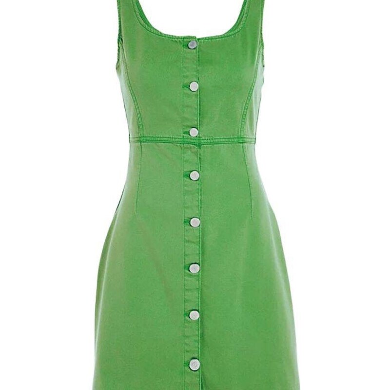 Zelené Denim Šaty - Tommy Jeans