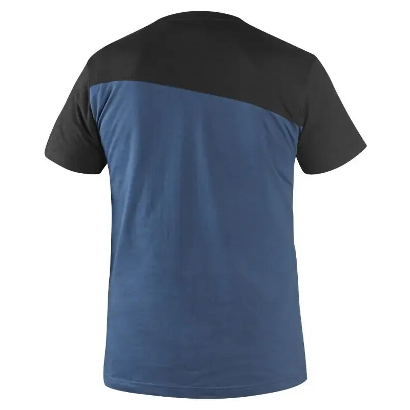 CXS OLSEN Pánské tričko krátký rukáv petrol/černé - S