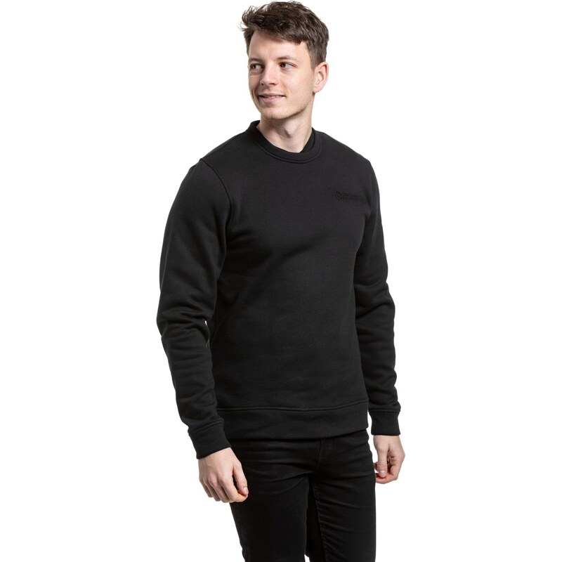 Meatfly pánská mikina Luke Crewneck Black | Černá