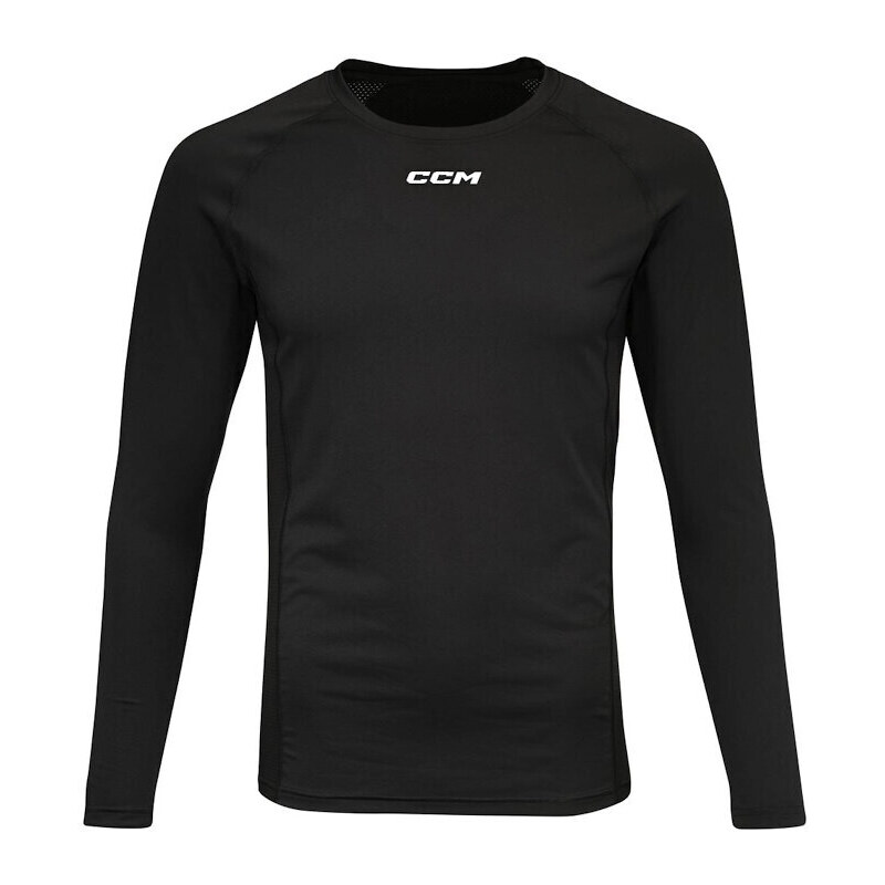 Kompresní tričko CCM Compression LS Top Black M