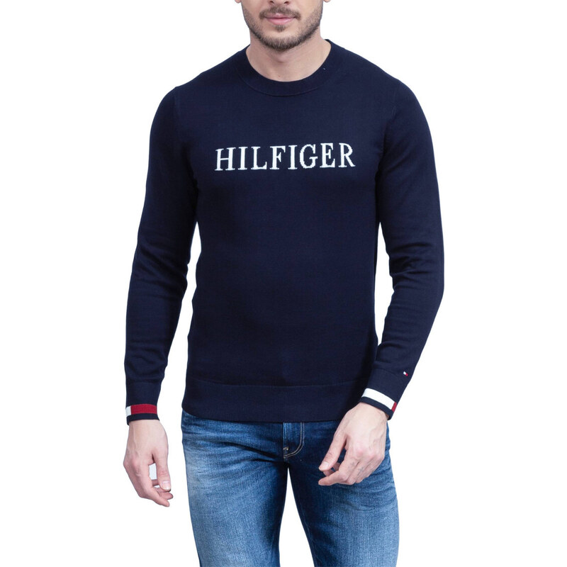 Pánský modrý svetr Tommy Hilfiger