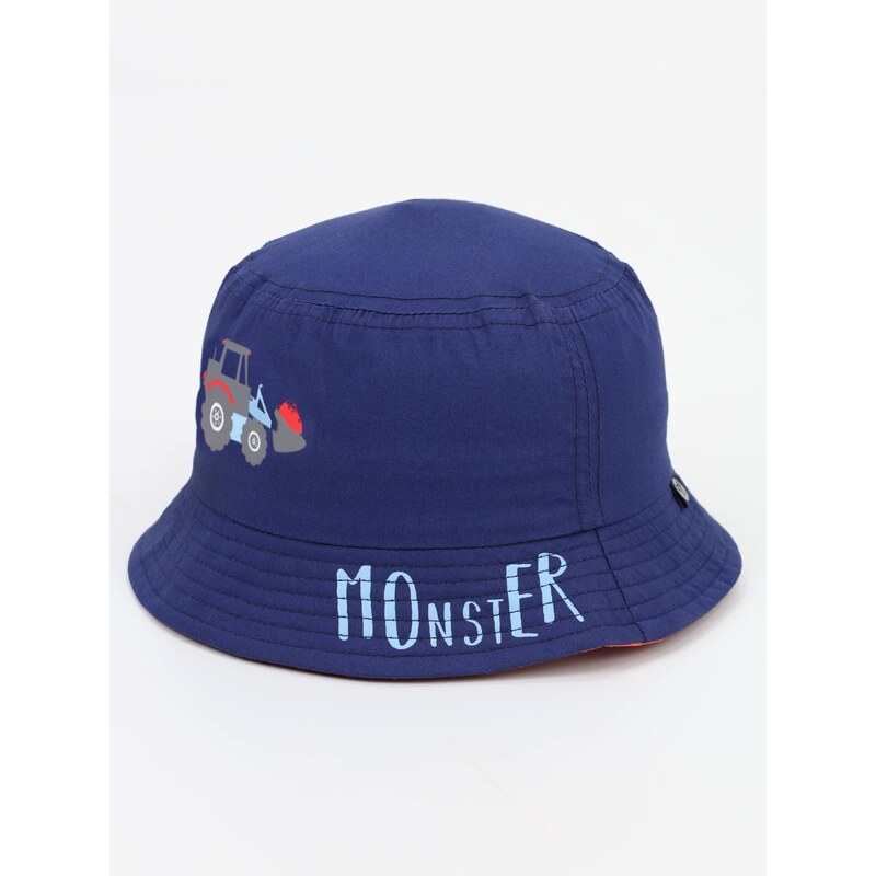 Yoclub Kids's Boys' Summer Hat CKA-0273C-1900 Navy Blue