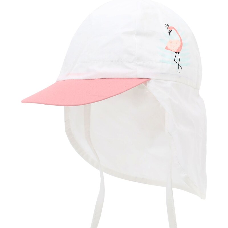 Yoclub Kids's Girls' Summer Hat With Neck Protection CLE-0120G-0100