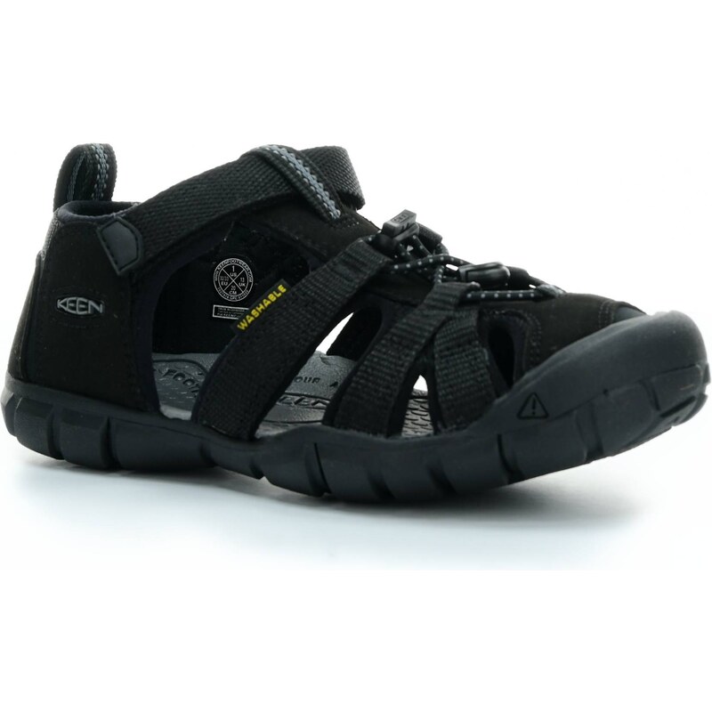 sandály Keen Seacamp II Black/Grey (CNX)