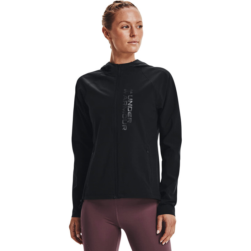 Dámská bunda Under Armour Outrun The Storm Jacket Black