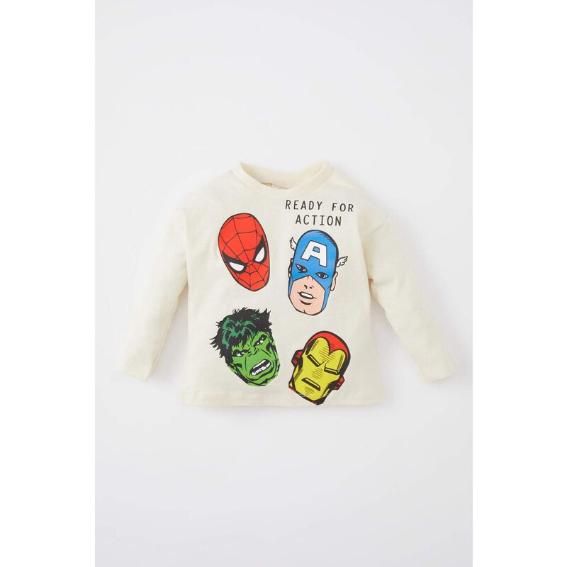 DEFACTO Baby Boy Marvel Comics Regular Fit Cotton T-Shirt