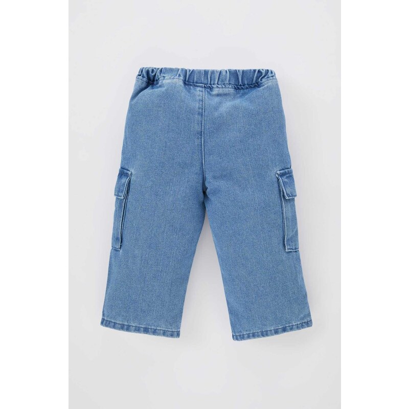 DEFACTO Baby Girl Regular Fit Wide Leg Jeans