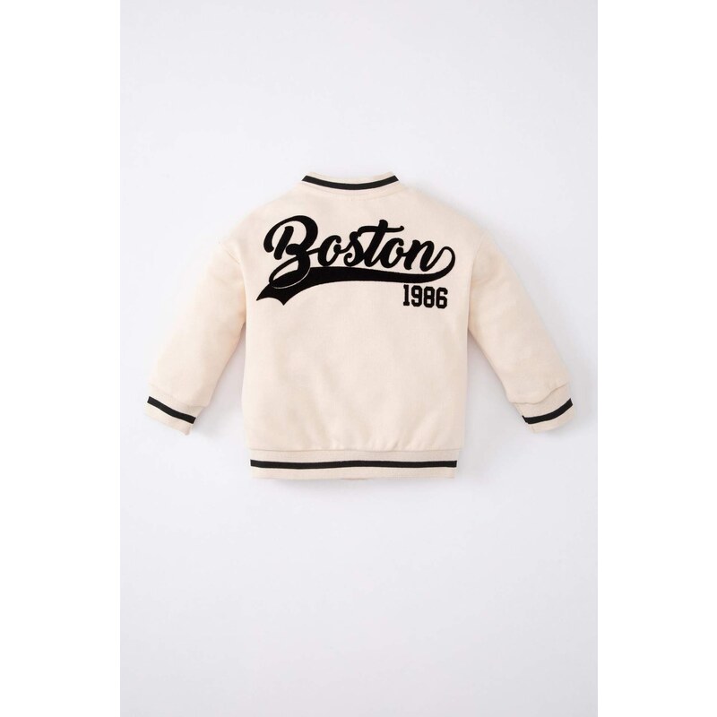 DEFACTO Baby Girl College Collar Bomber Jacket