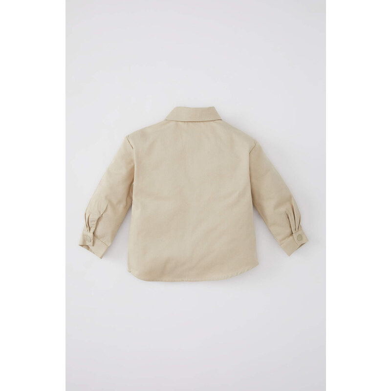 DEFACTO Baby Boy Printed Gabardine Shirt