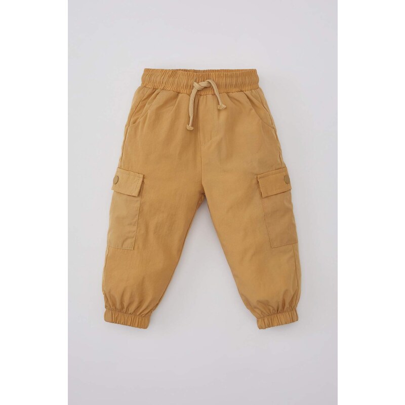DEFACTO Baby Boy Cargo Fit Gabardine Trousers