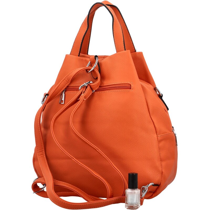 Turbo bags Trendy dámský kabelko-batůžek Tarotta, oranžová