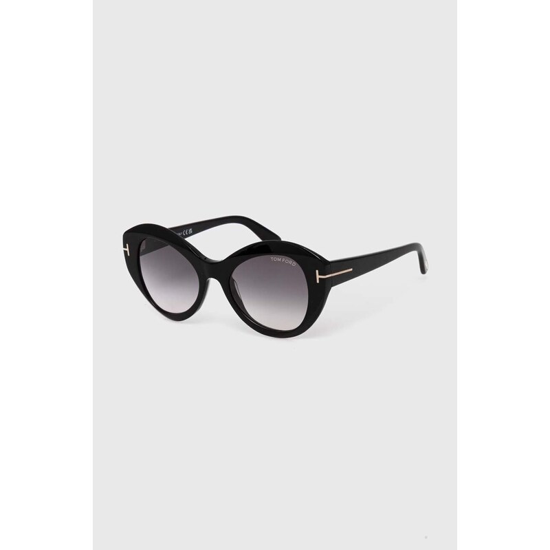 Sluneční brýle Tom Ford dámské, černá barva, FT1084_5201B