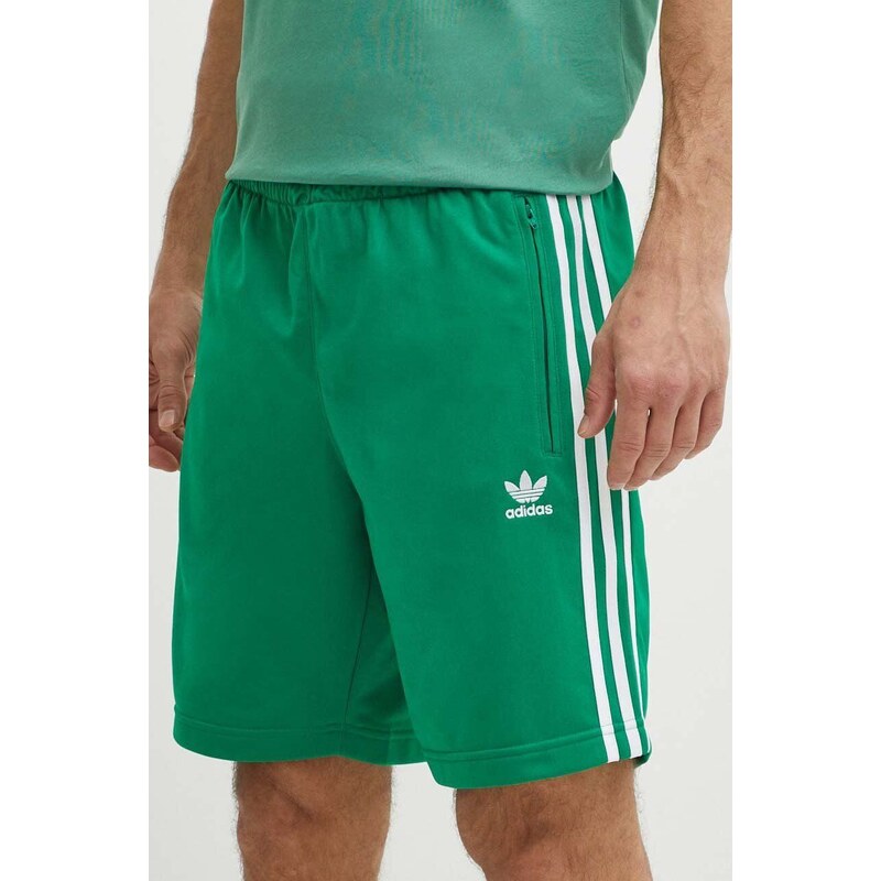 Kraťasy adidas Originals pánské, zelená barva, IM9420