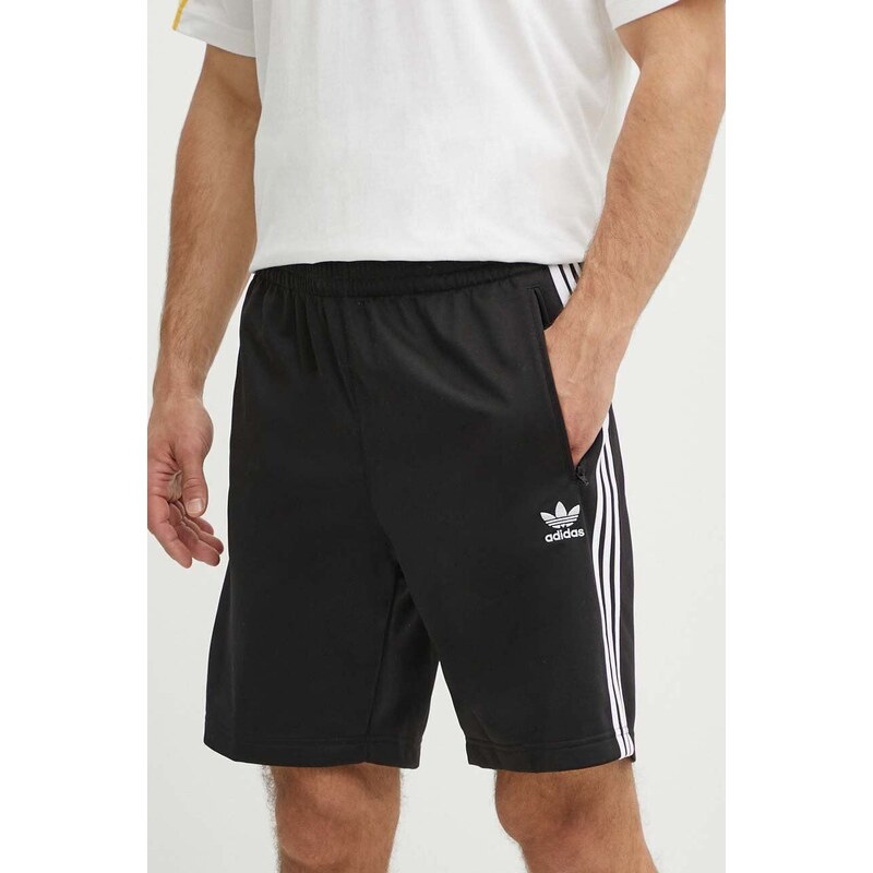 Kraťasy adidas Originals pánské, černá barva, IU2368