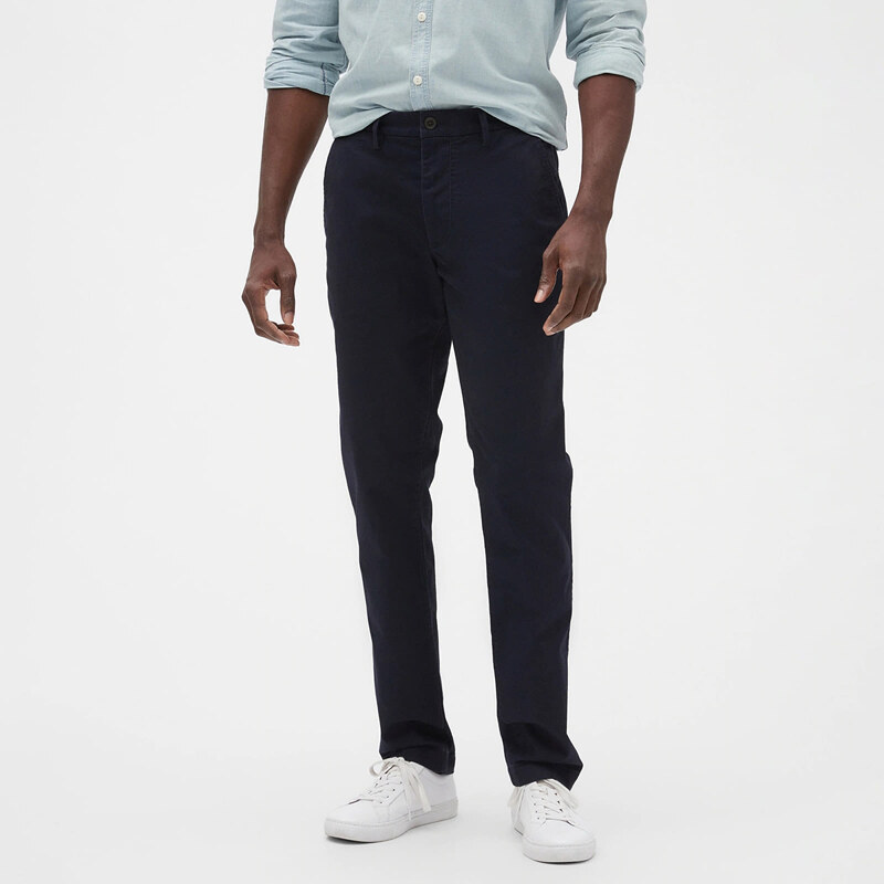 Pánské kalhoty GAP Chino Slim Fit Pants New Classic Navy 2