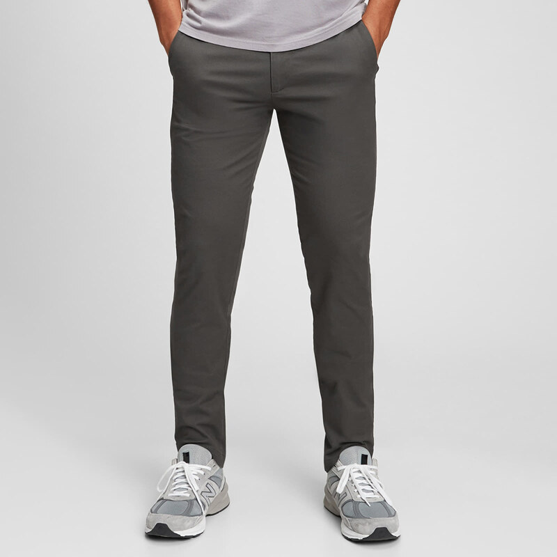 Kalhoty GAP Chino Skinny Fit Pants Soft Black W30/L32