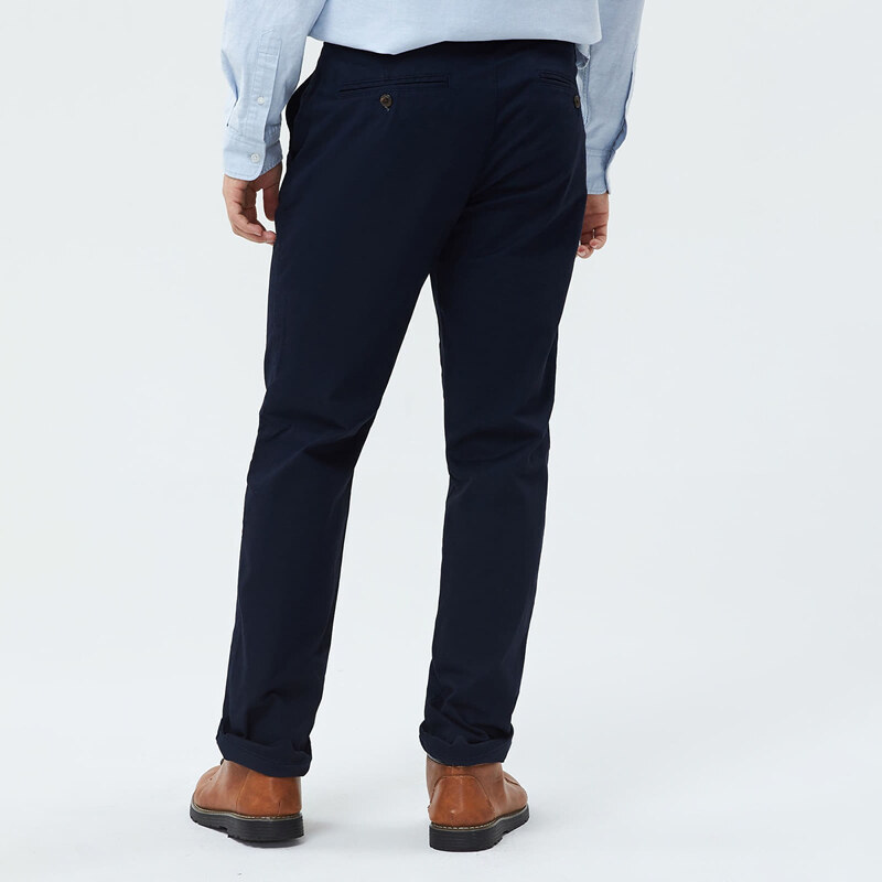 Pánské kalhoty GAP Chino Straight Fit Pants New Classic Navy