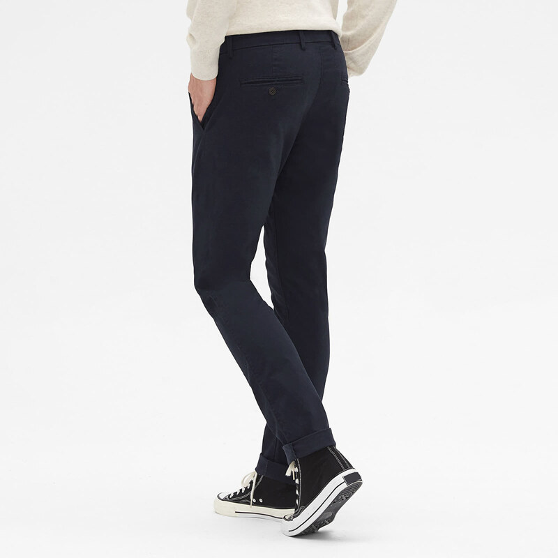 Pánské kalhoty GAP Chino Skinny Fit Pants New Classic Navy