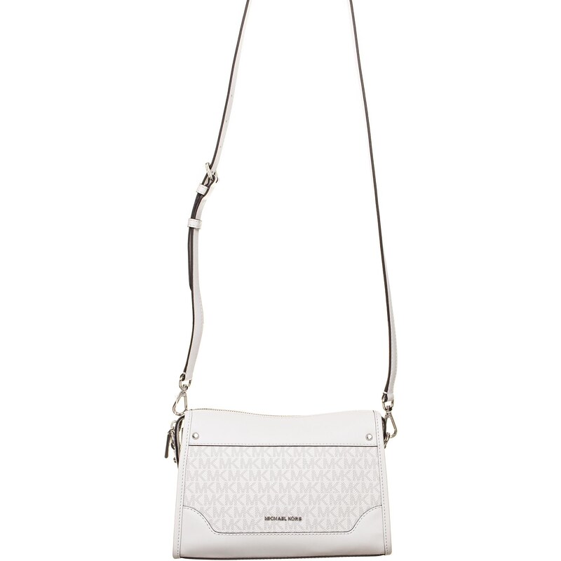 Michael Kors dámská crossbody kabelka Harrison bílá s monogramem