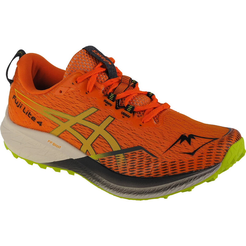 ORANŽOVÉ BĚŽECKÉ BOTY ASICS FUJI LITE 4 Oranžová