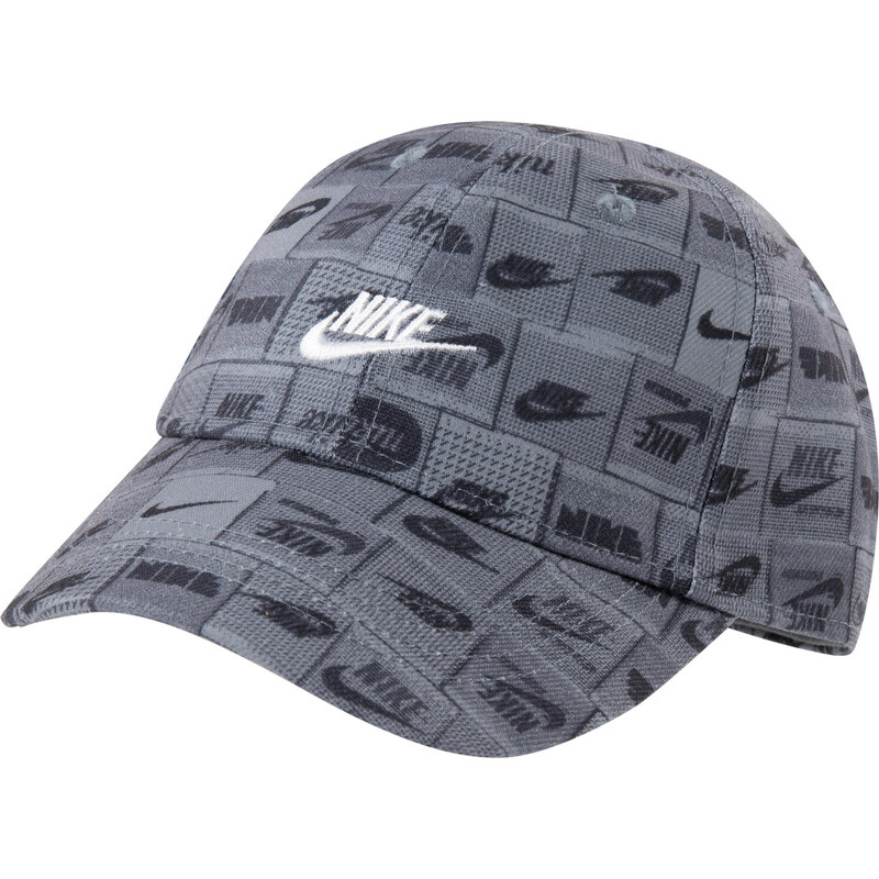 Nike printed hbr curve brim cap GREY