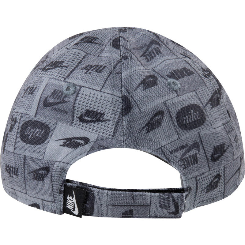 Nike printed hbr curve brim cap GREY