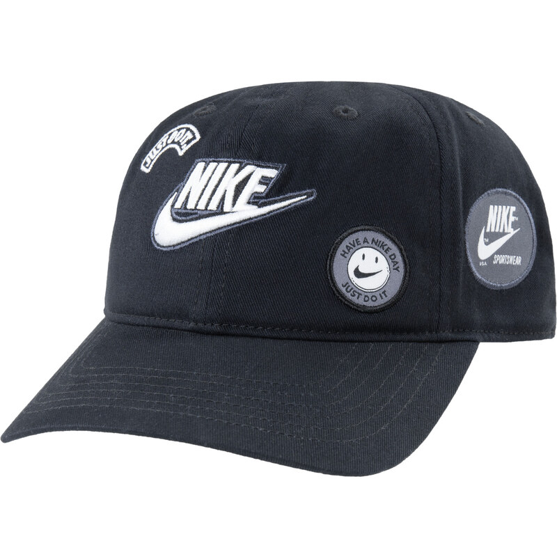 Nike multi patch club cap BLACK