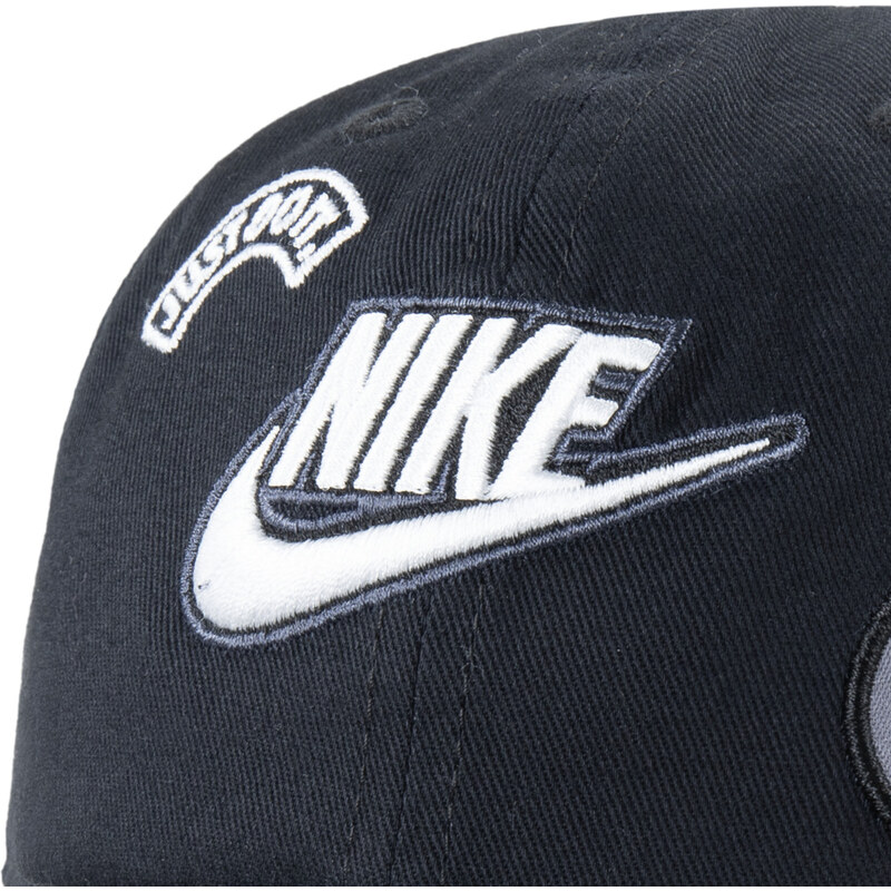 Nike multi patch club cap BLACK