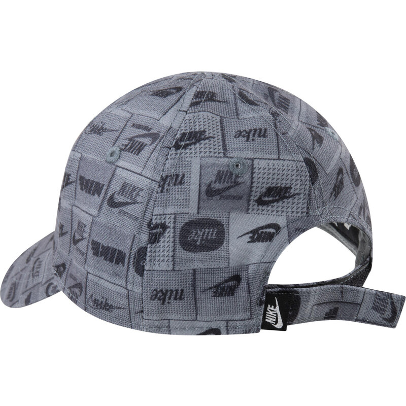 Nike printed hbr curve brim cap GREY