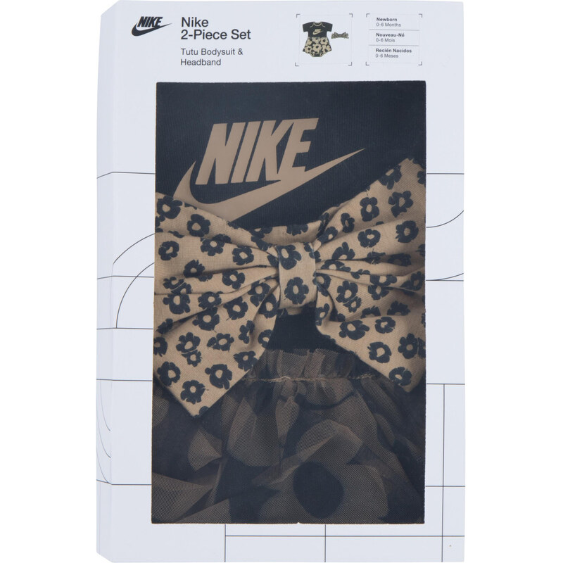 Nike 2p tutu bodysuit & headband BLACK