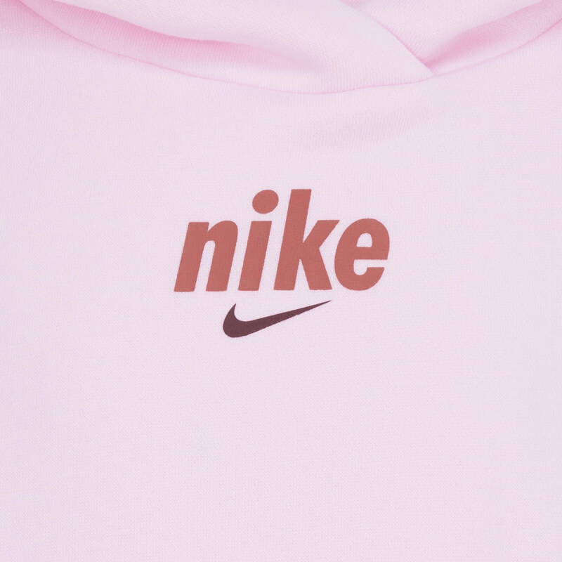 Nike pullover hoody set PINK