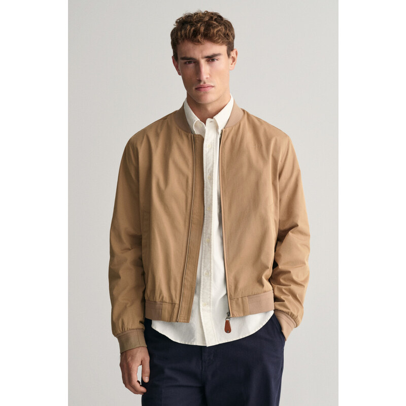 BUNDA GANT LIGHT BOMBER JACKET WARM KHAKI