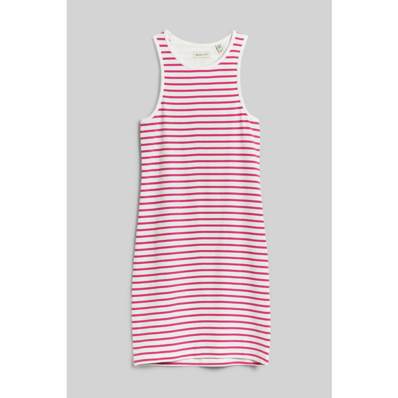 ŠATY GANT STRIPED RIBBED TANK DRESS fialová 134/140