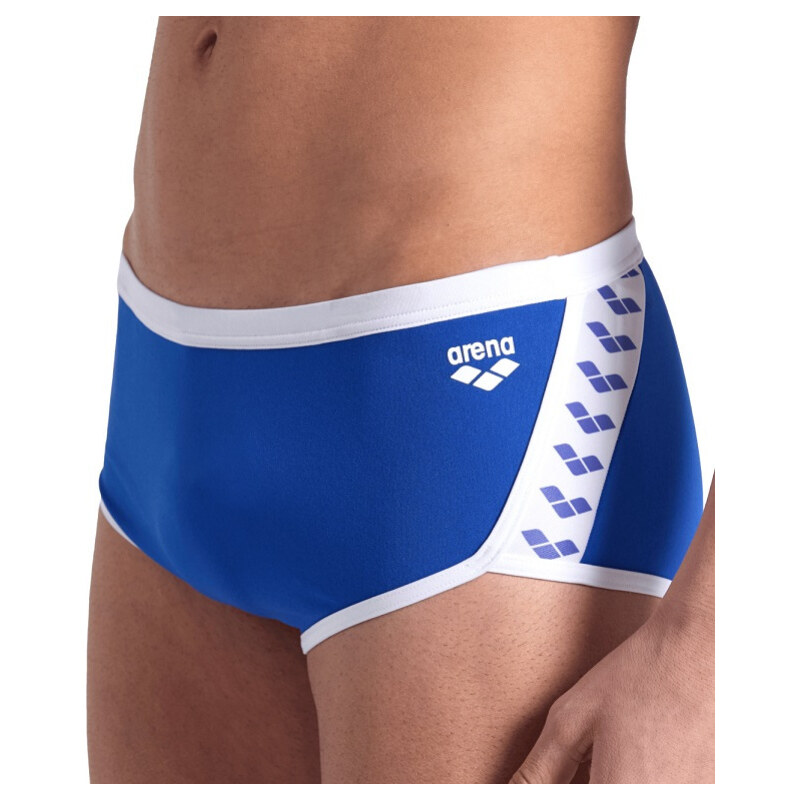 Arena Icons Swim Low Waist Short Solid Blue/White L - UK36