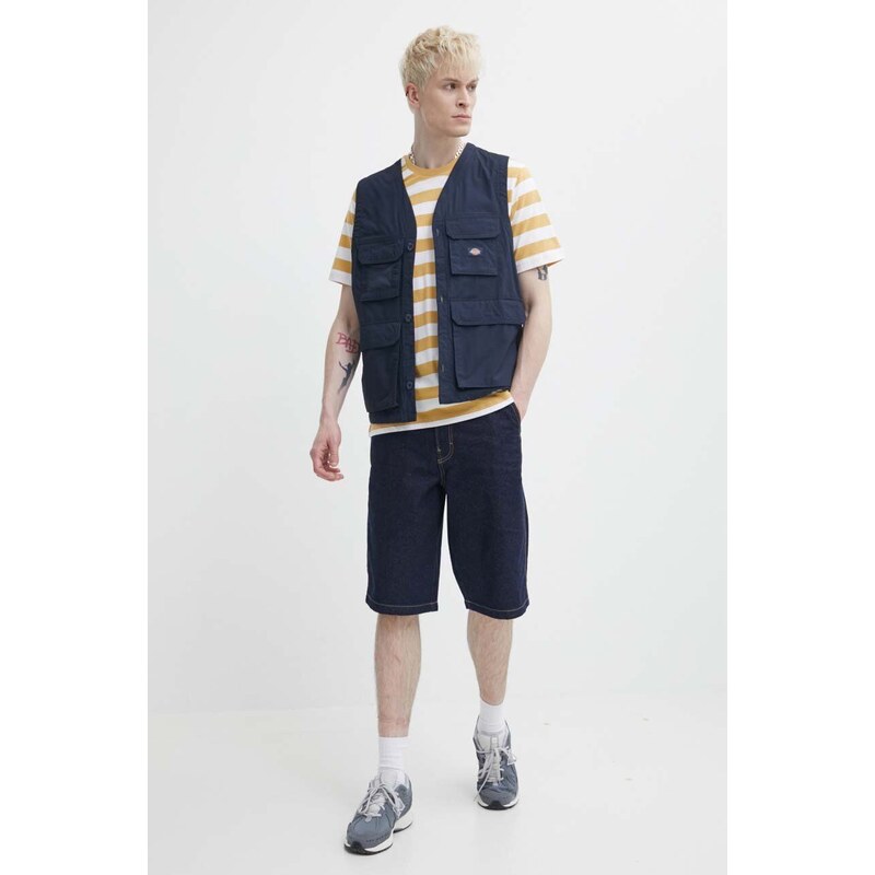 Vesta Dickies FISHERSVILLE VEST tmavomodrá barva, DK0A4YQP