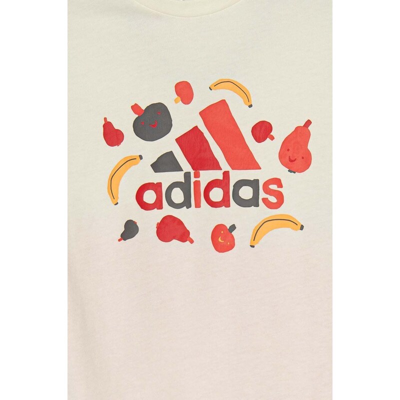 Kojenecká sada adidas červená barva