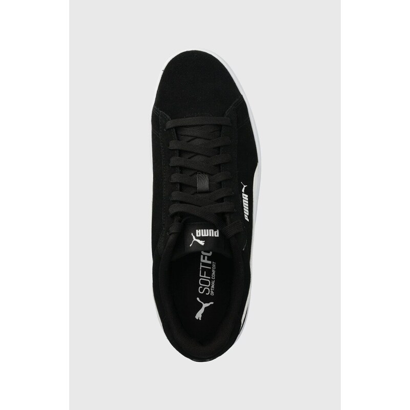 Semišové sneakers boty Puma PUMA Smash 3.0 černá barva